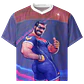 Captain Falcon All Over Boxy Football Jersey - thumbnail 1
