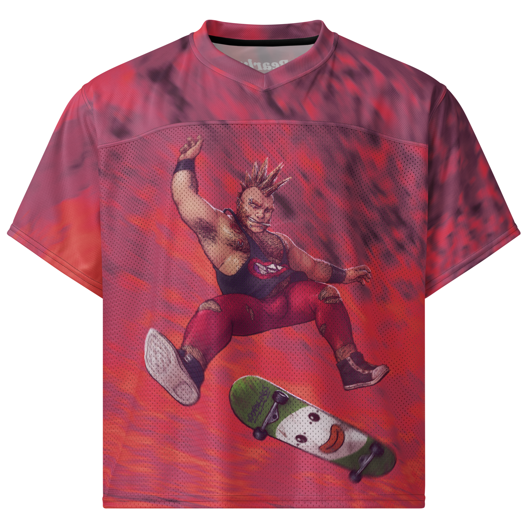 Bowser Jr. All Over Boxy Football Jersey 1