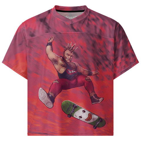 Bowser Jr. All Over Boxy Football Jersey