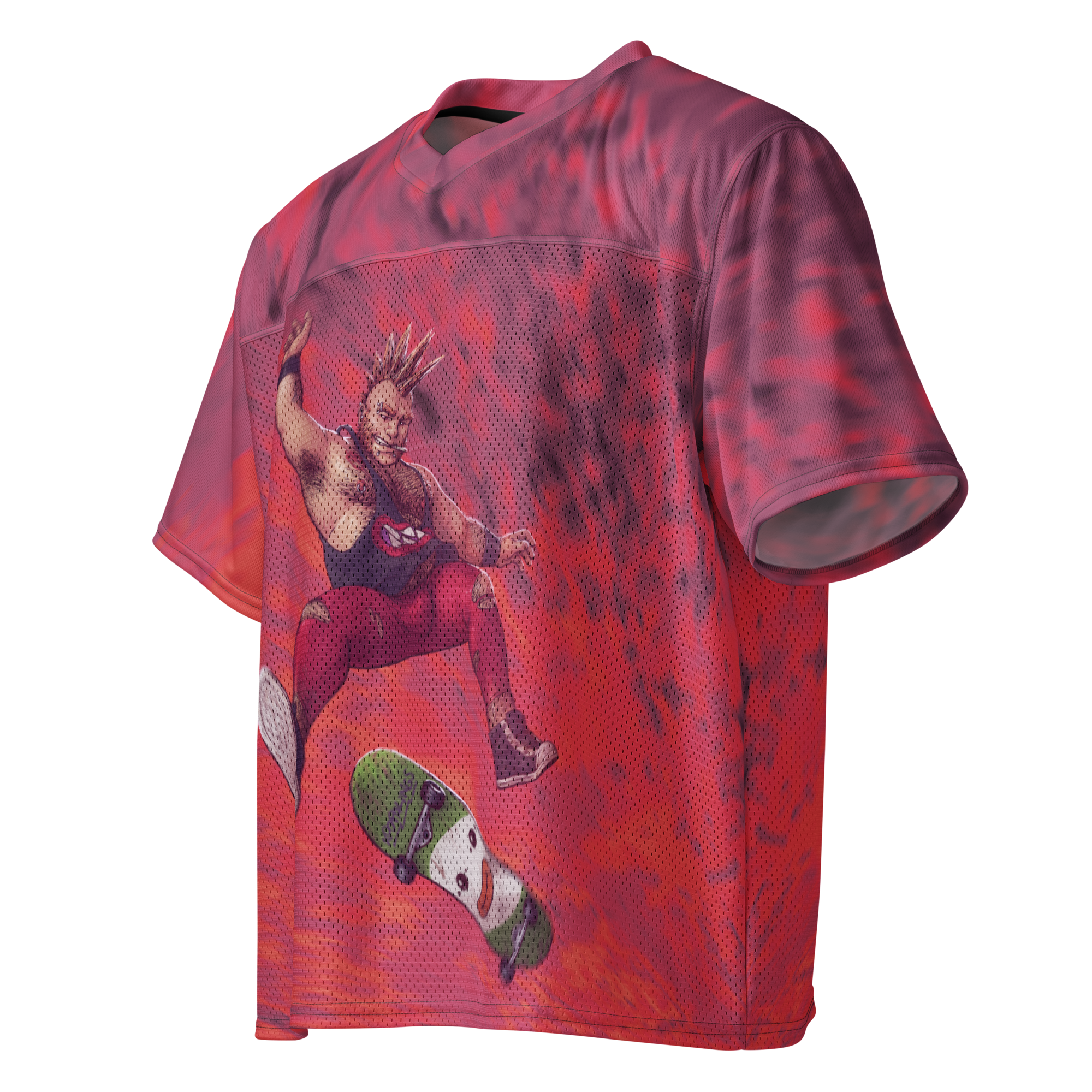 Bowser Jr. All Over Boxy Football Jersey 2