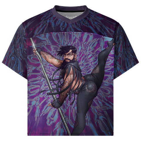 Bayonetta All Over Boxy Football Jersey