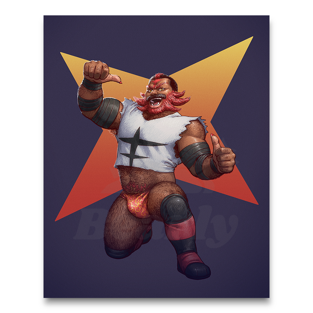 Incineroar Print 1