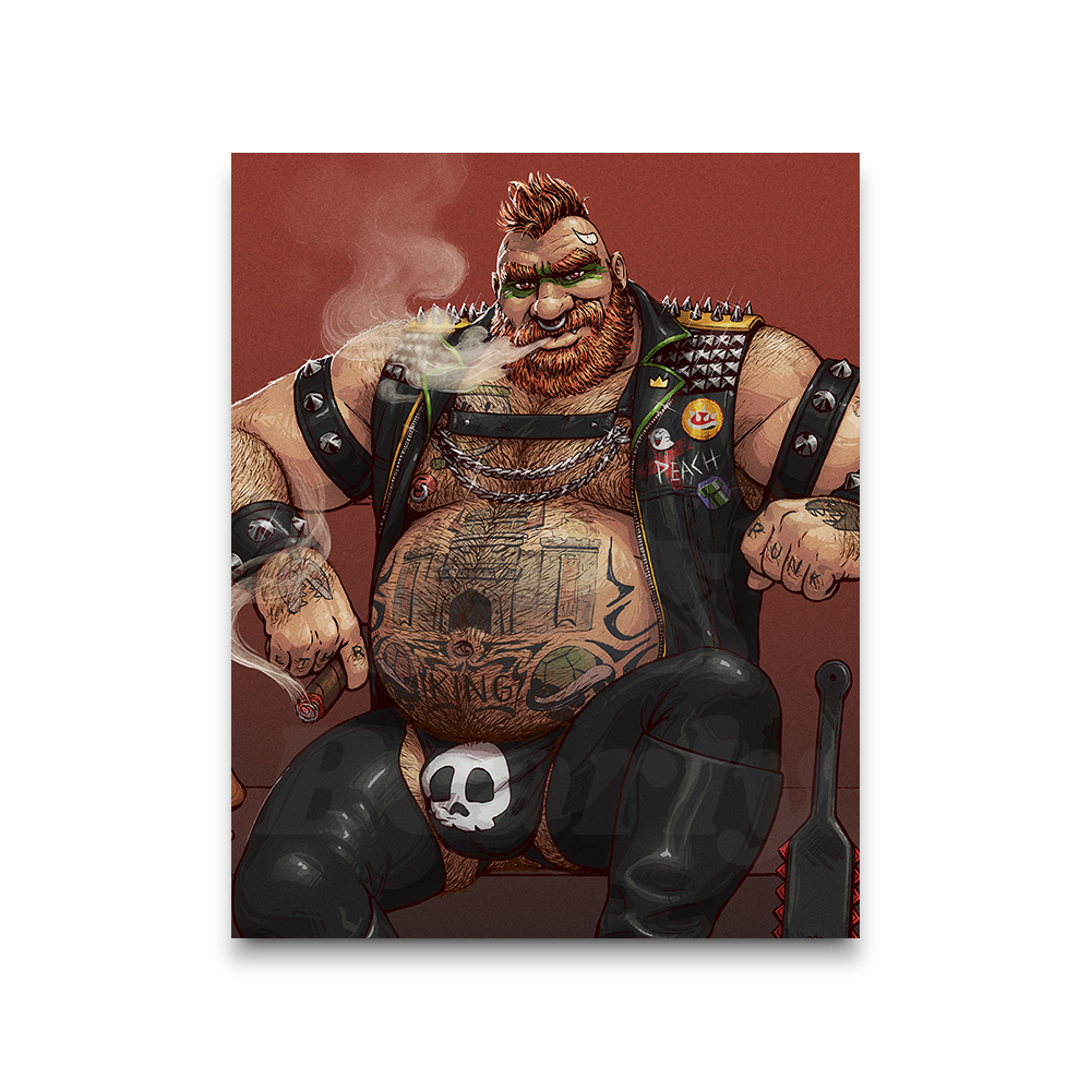 Bowser Portrait Print 1