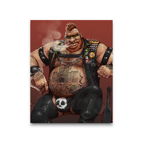 Bowser Portrait Print