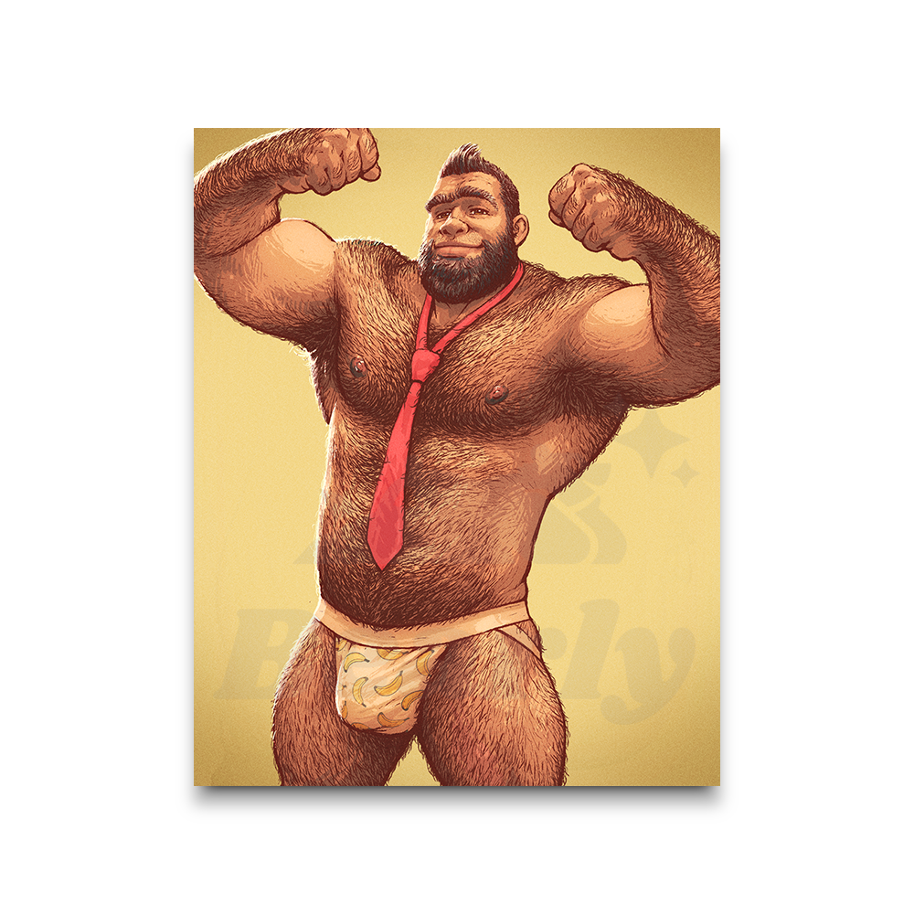 Donkey Kong Portrait Print 1