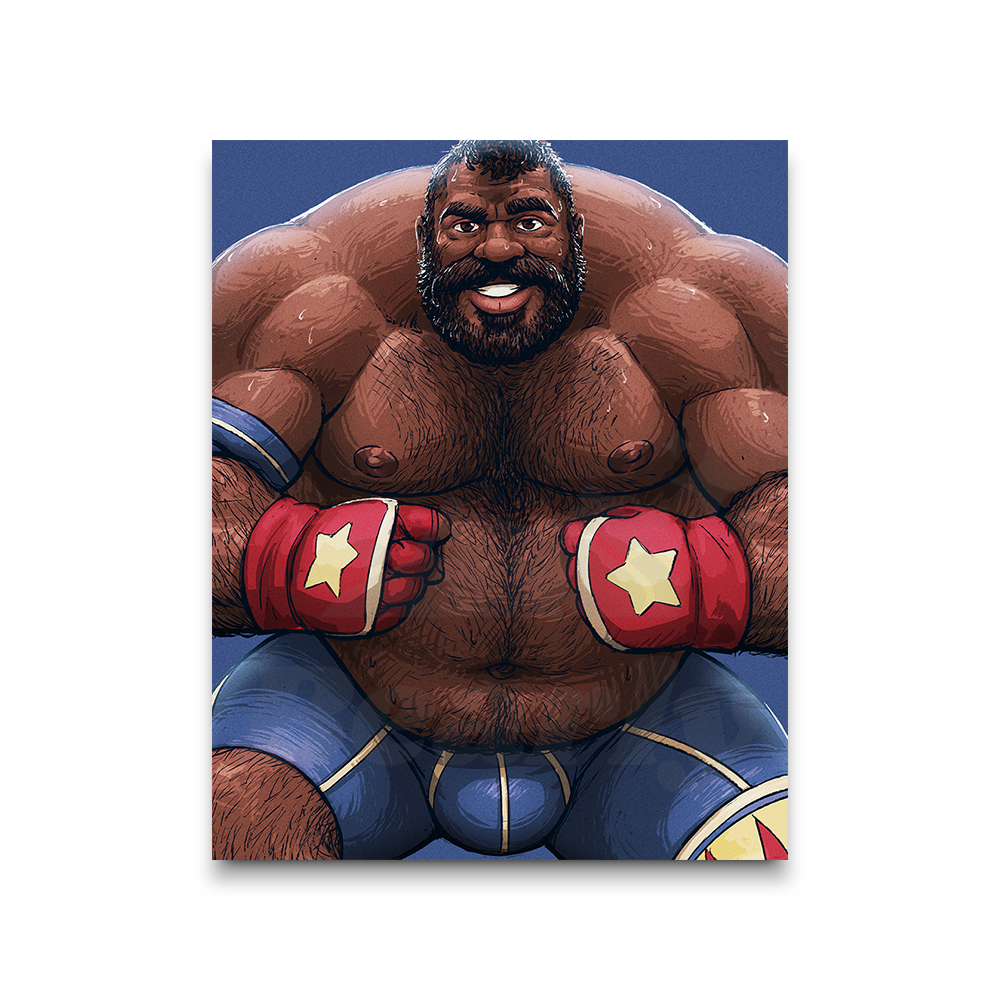 King DeDeDe Portrait Print 1