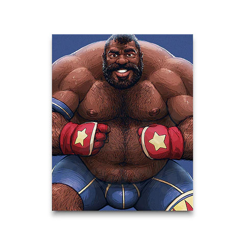 King DeDeDe Portrait Print