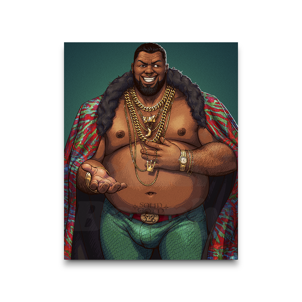 King K. Rool Portrait Print 1