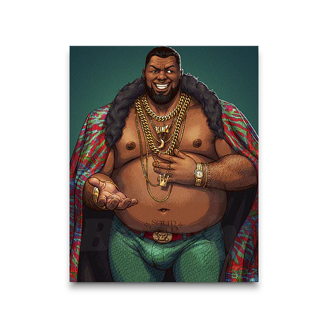 King K. Rool Portrait Print