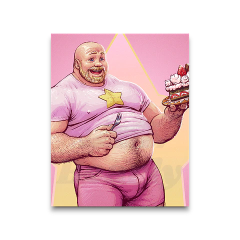 Kirby Portrait Print