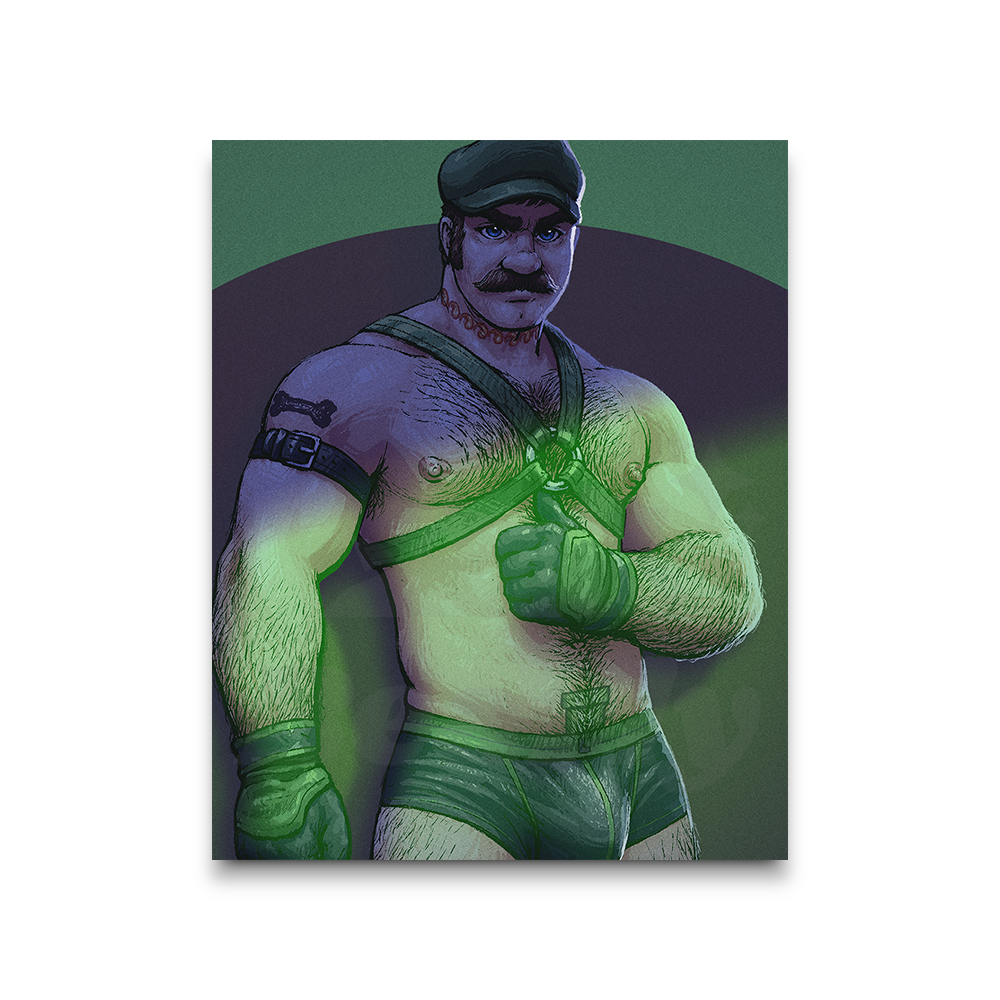 Luigi Portrait Print 1