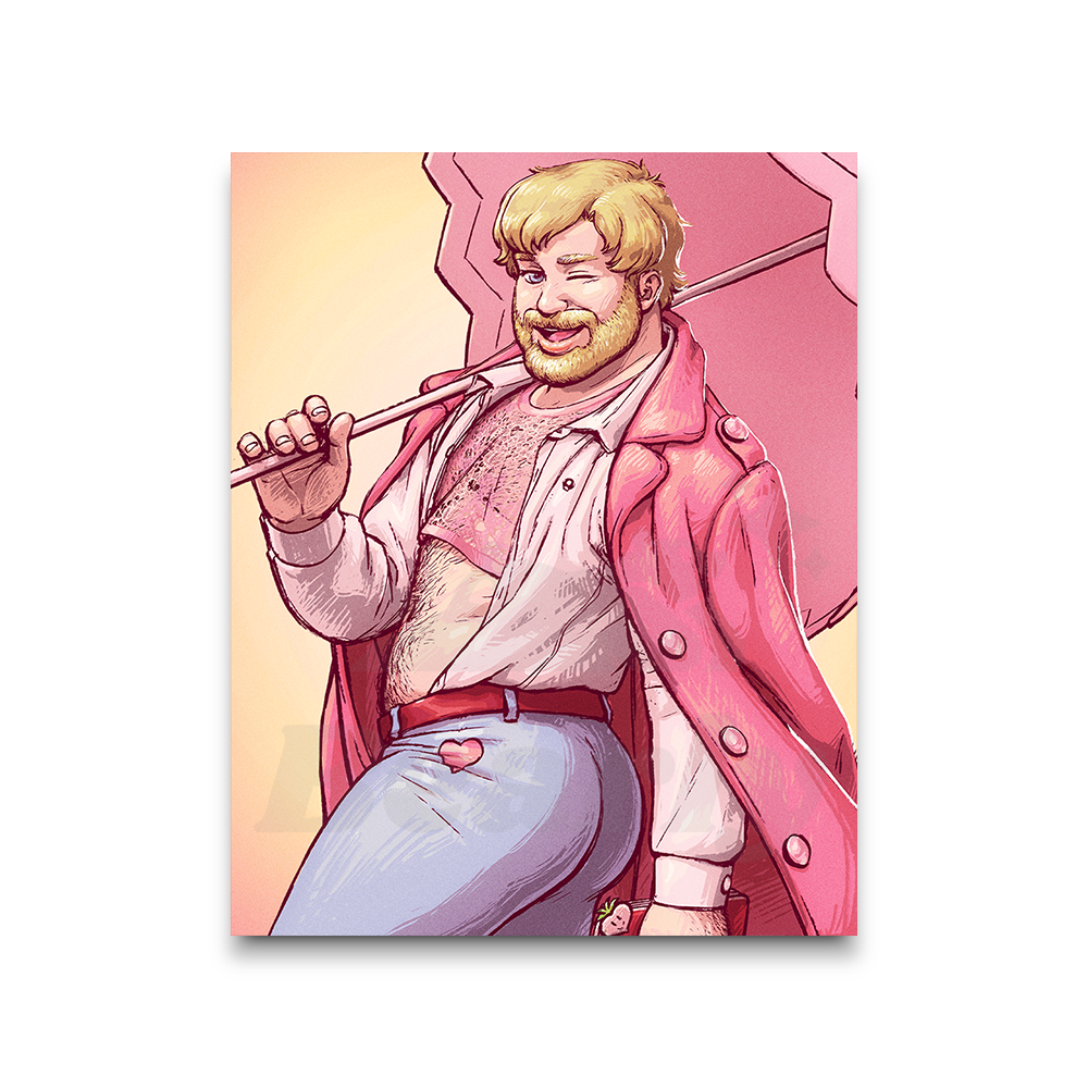 Peach Portrait Print 1