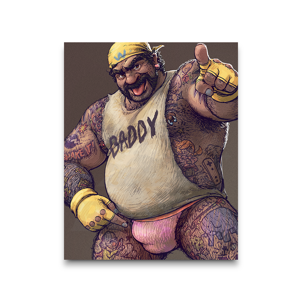 Wario Portrait Print 1