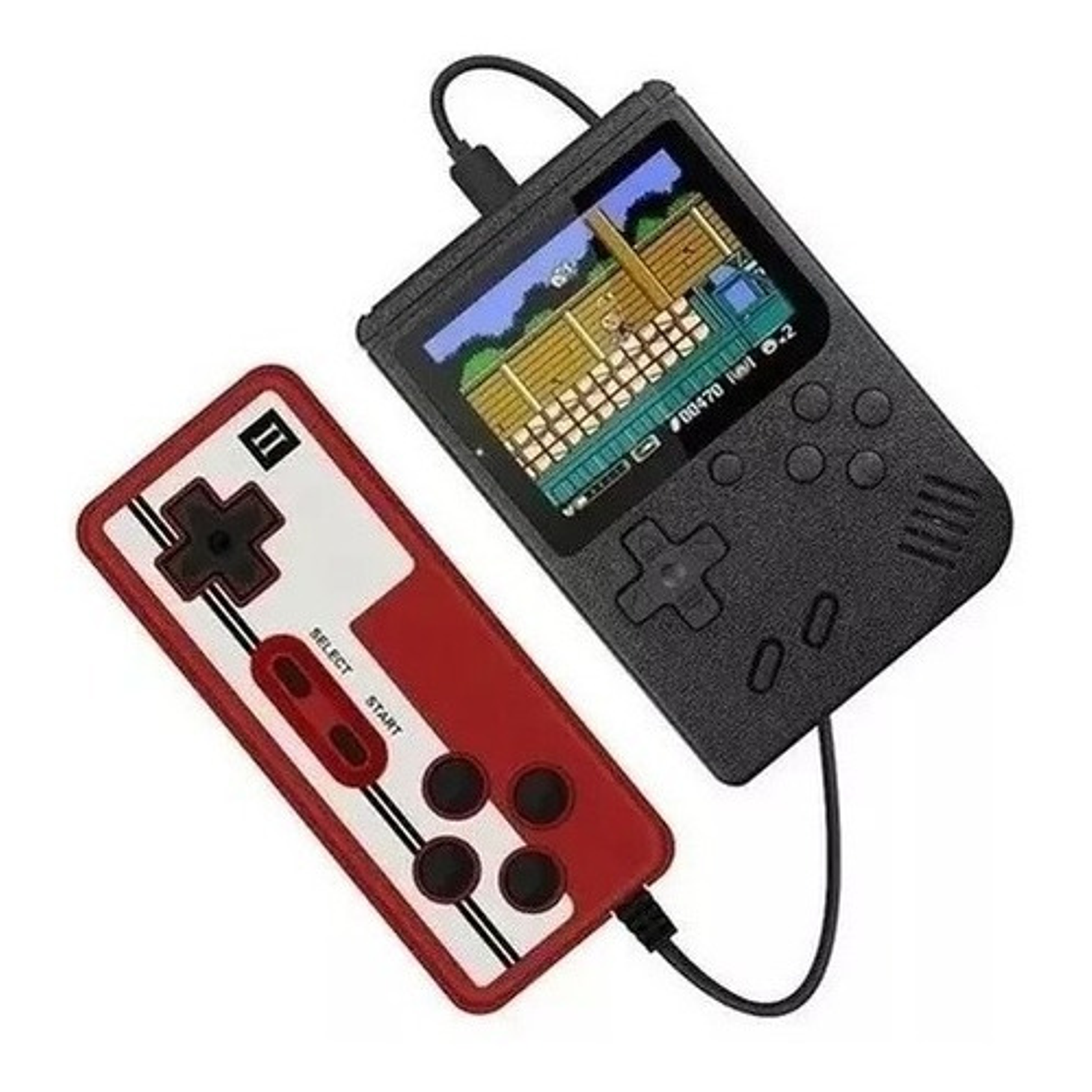 Joystick Adicional Mini Portátil Retro Tv 400 Juegos En 1 1