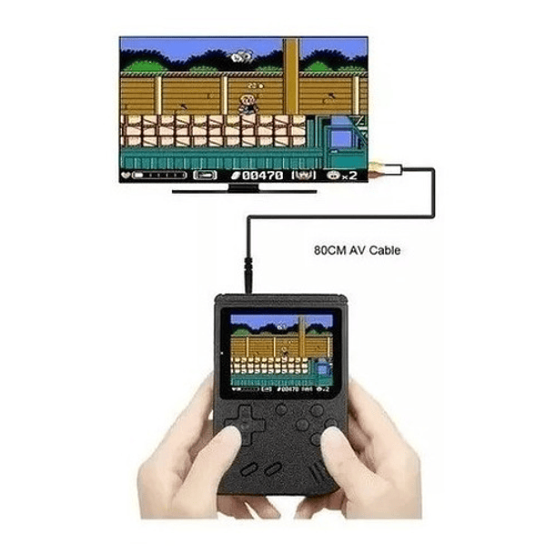 Joystick Adicional Mini Portátil Retro Tv 400 Juegos En 1 3
