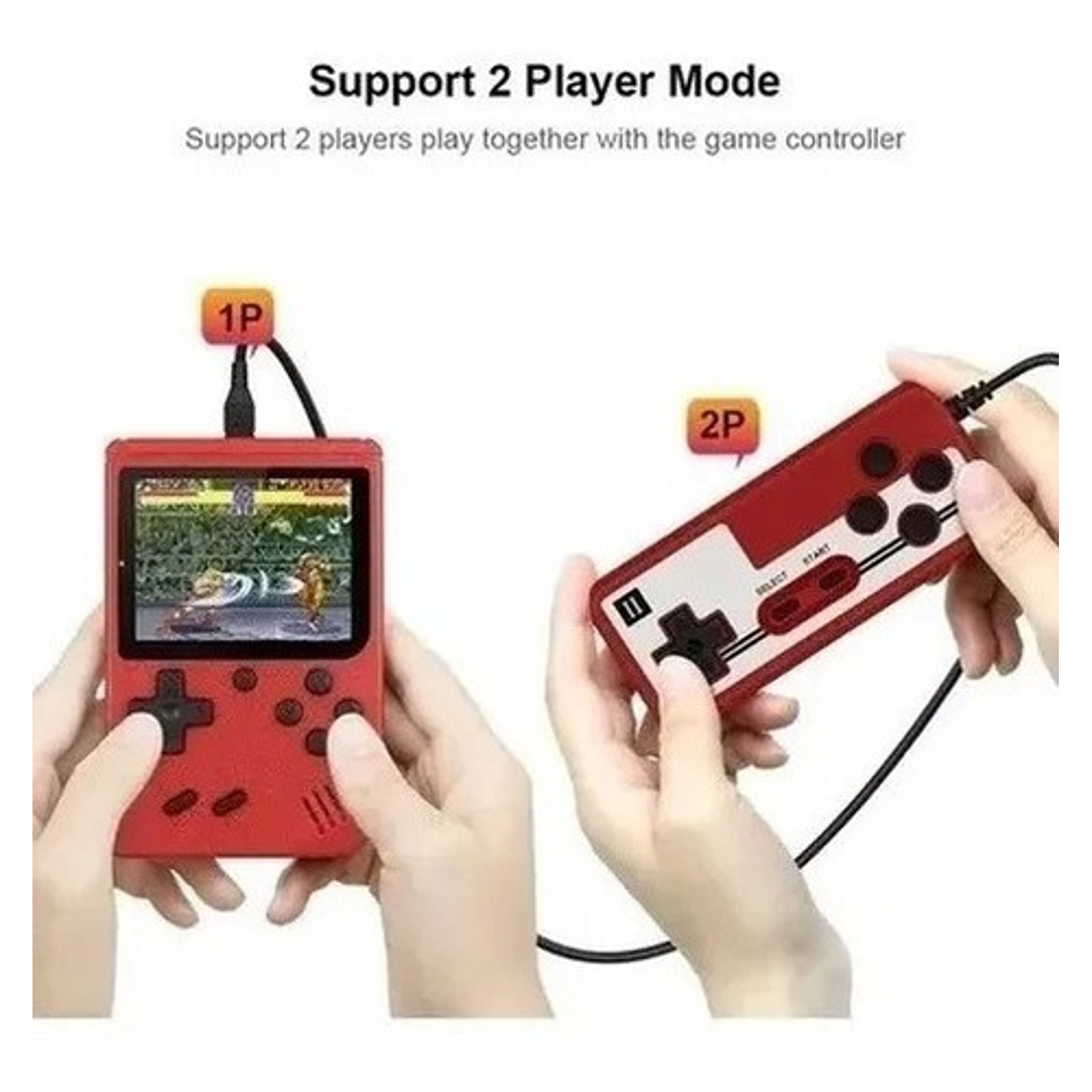 Joystick Adicional Mini Portátil Retro Tv 400 Juegos En 1 5