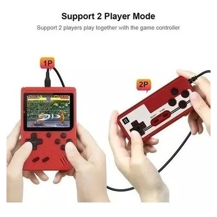 Joystick Adicional Mini Portátil Retro Tv 400 Juegos En 1 5