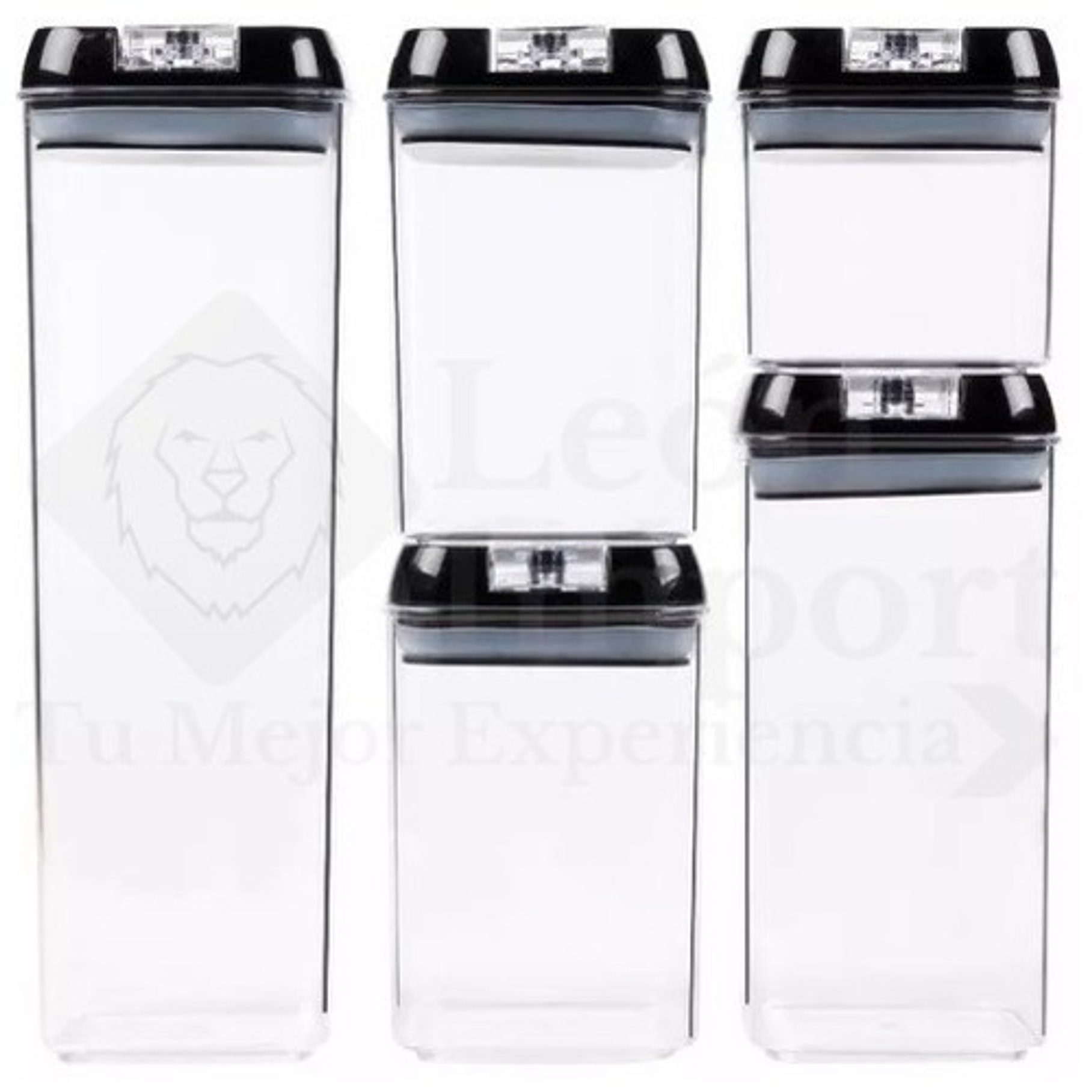 Contenedores Alimento Hermeticos Set 5  3