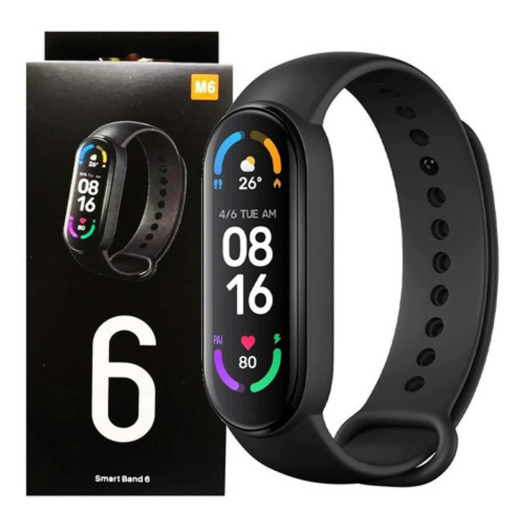 Pulsera Inteligente Smartband M6 Bluetooth Salud  1
