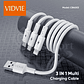 Cable Usb 3 En 1 Samsung iPhone Xiaomi Carga Rápida Usb C - Miniatura 4