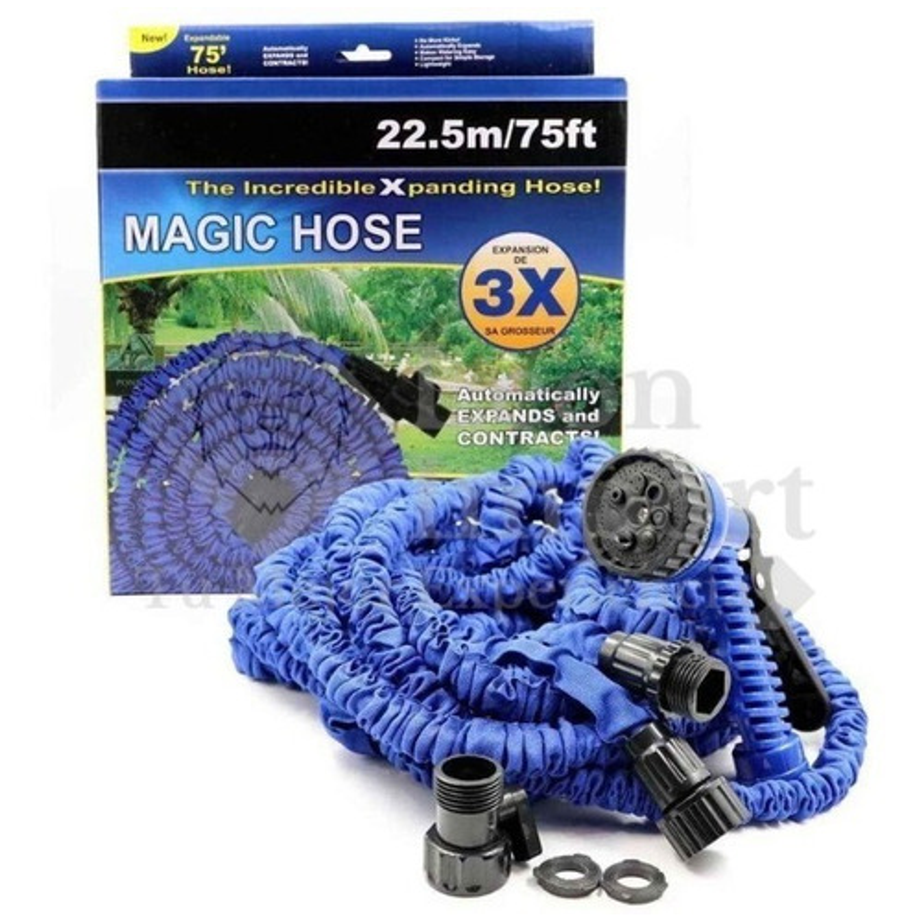 Manguera Magica Retractil Expandible 22.5mts Corrugada 9
