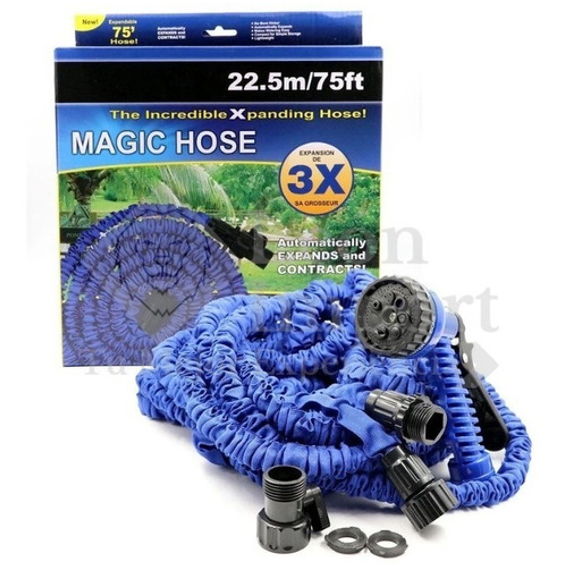 Manguera Magica Retractil Expandible 22.5mts Corrugada 10