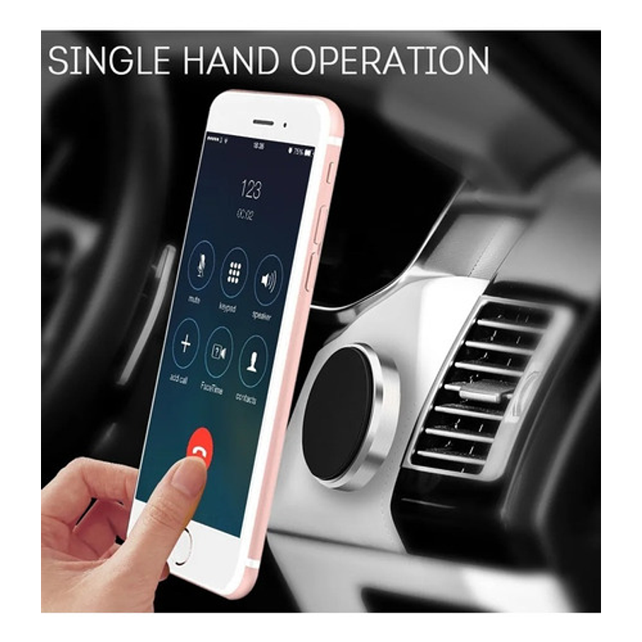 Soporte De Celular Auto Telefono Magnético Imán  8