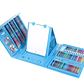208 Piezas De Arte Para Niños Kit Set De Dibujo Celeste - Miniatura 1