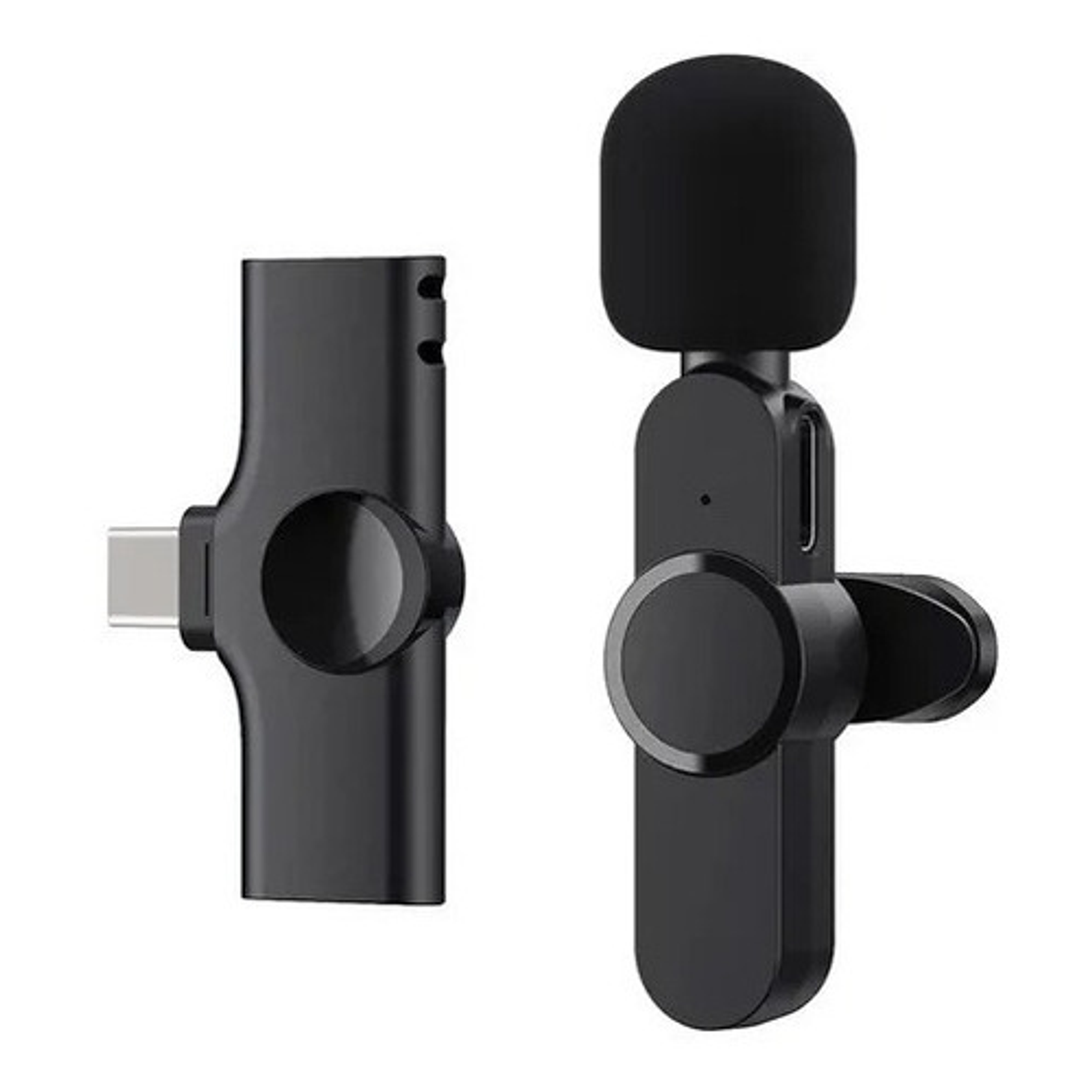 Micrófono Grabador Inalámbrico Usb C Para Celular 20Mts 1
