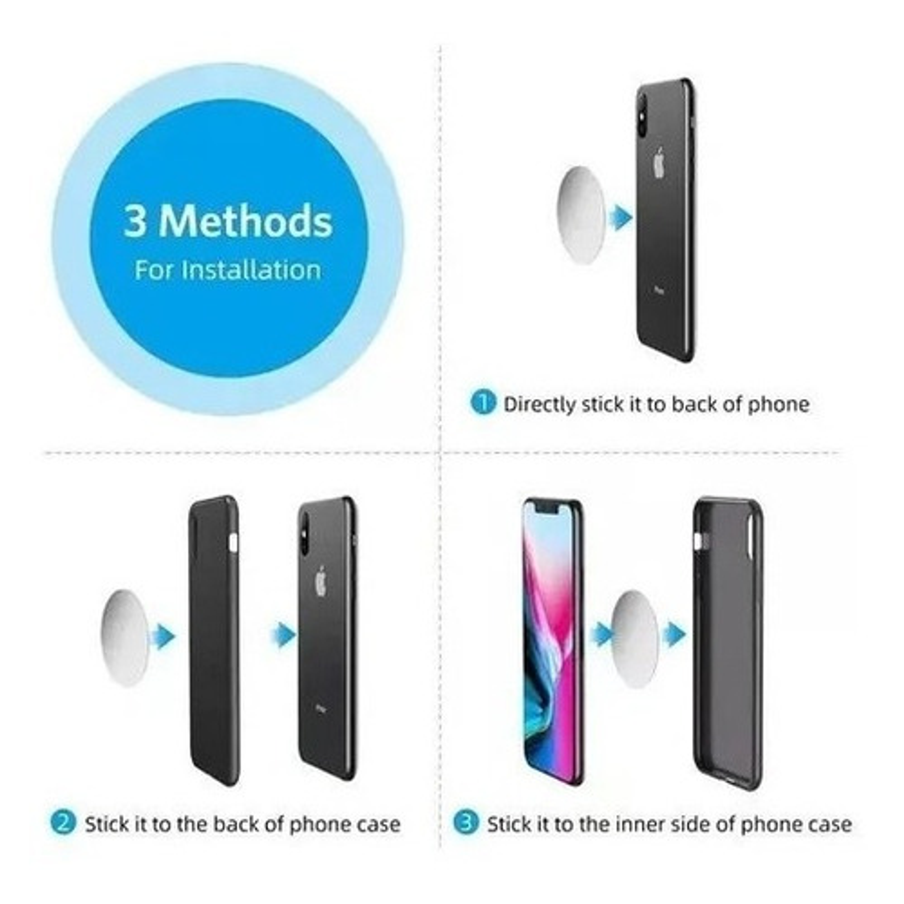 Soporte De Celular Auto Telefono Magnético Imán Automóvil 5