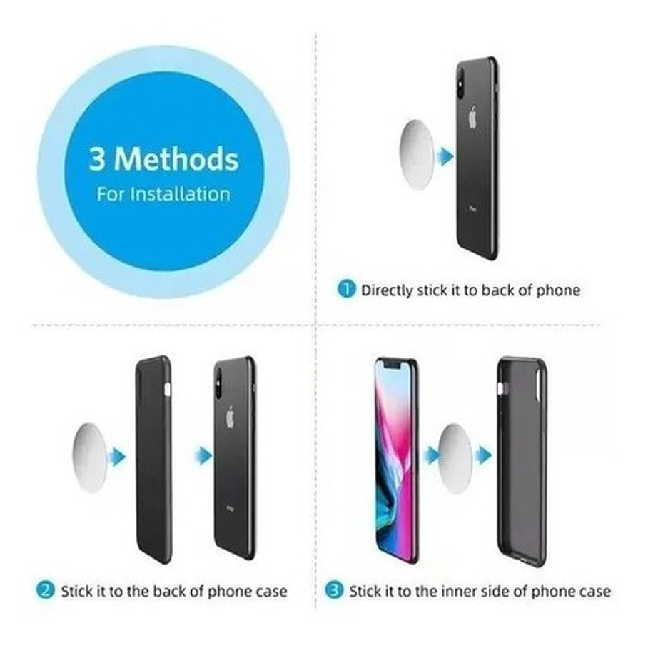 Soporte De Celular Auto Telefono Magnético Imán Automóvil 5