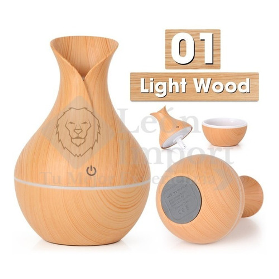 Humidificador Ultrasonico +12 Esencias De Regalo  2