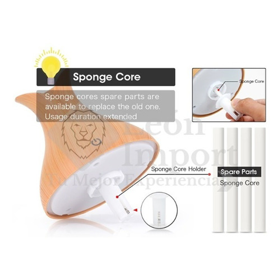 Humidificador Ultrasonico +12 Esencias De Regalo  4