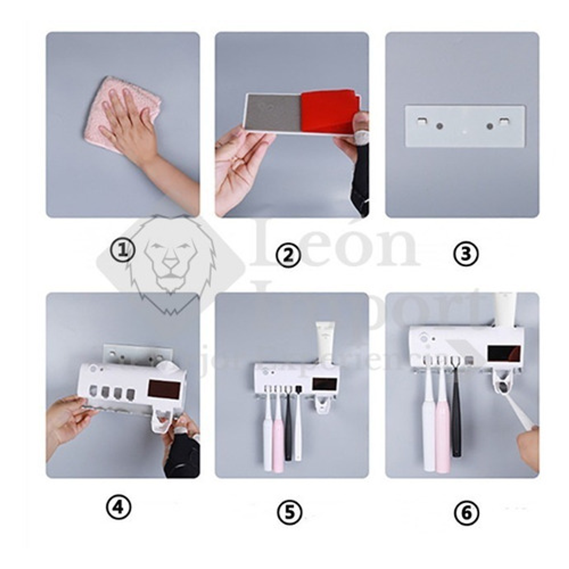 Esterilizador Cepillo De Dientes Porta Cepillos Dentales Uv 4