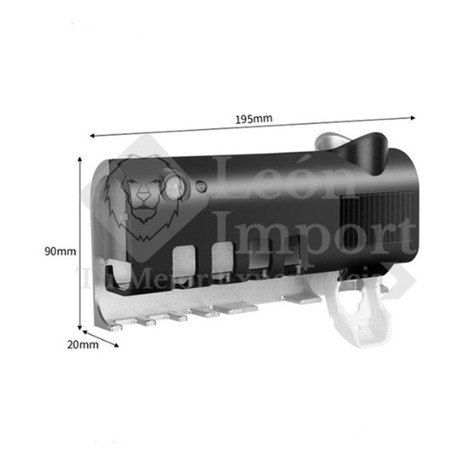 Esterilizador Cepillo De Dientes Porta Cepillos Dentales Uv 7