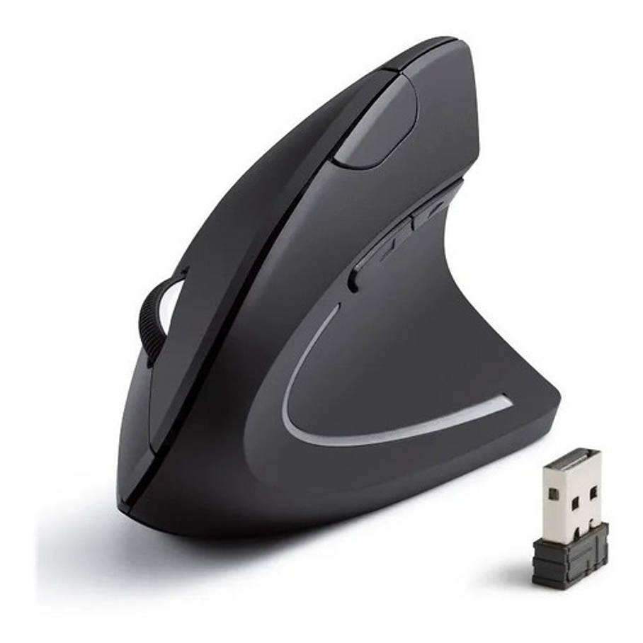 Mouse Vertical Inalámbrico Receptor 3.0 Usb 3600 Dpi 1