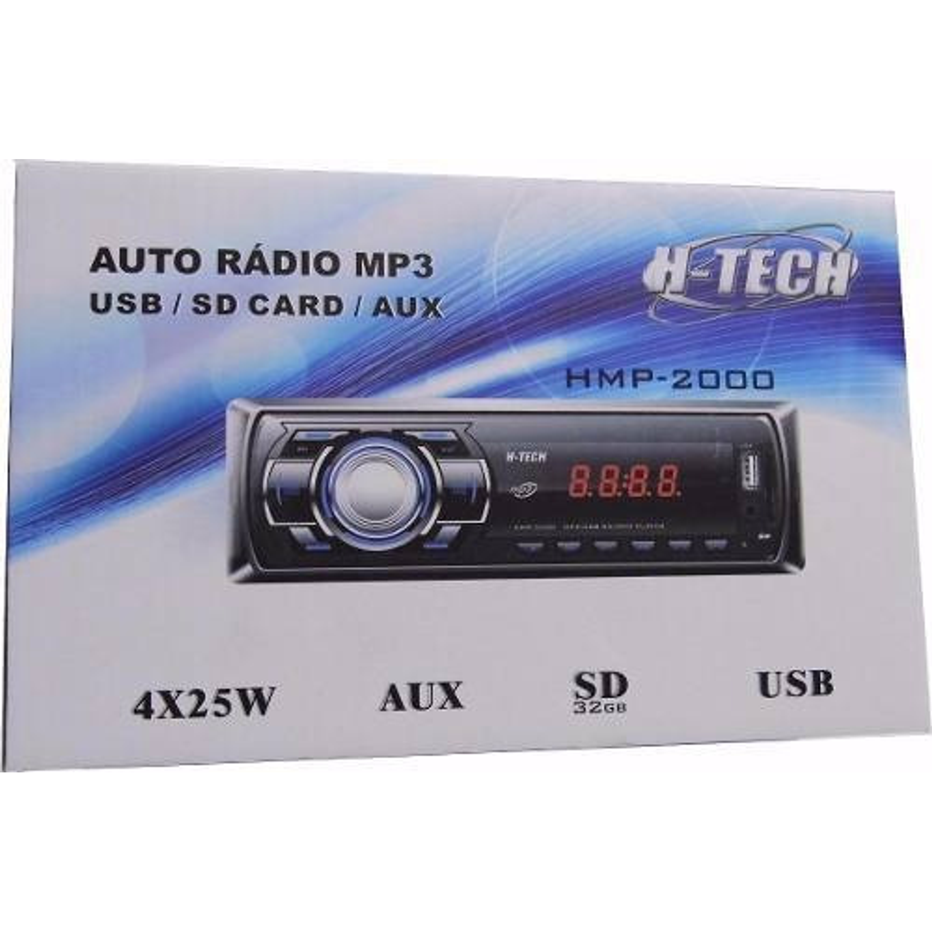 Radio De Auto Con Usb Y Lector De Tarjeta Sd 3