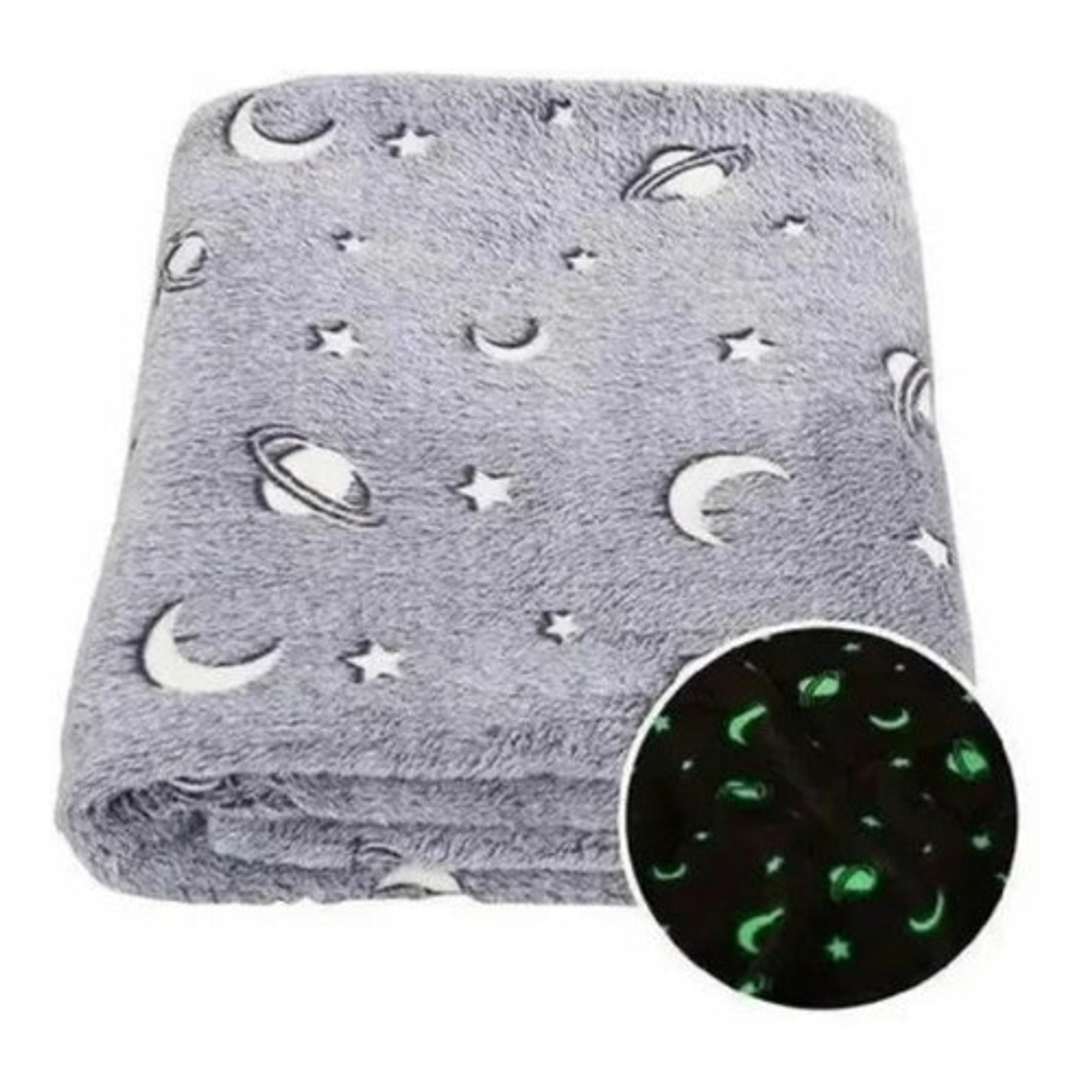 Manta Luminosa Frazada Magica 1.7 Mts Brilla En La Oscuridad 1