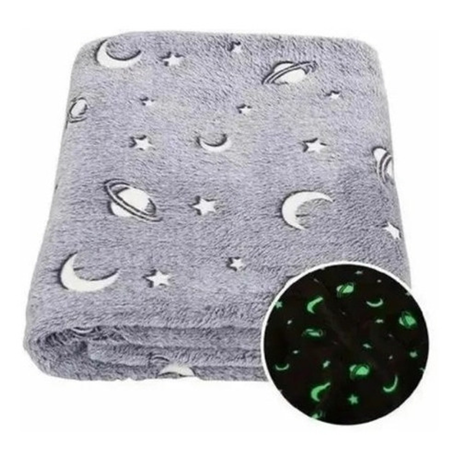 Manta Luminosa Frazada Magica 1.7 Mts Brilla En La Oscuridad 1