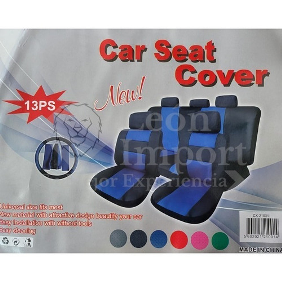 Fundas Universales Para Asiento De Autos De Eco Cuero 13pcs 6