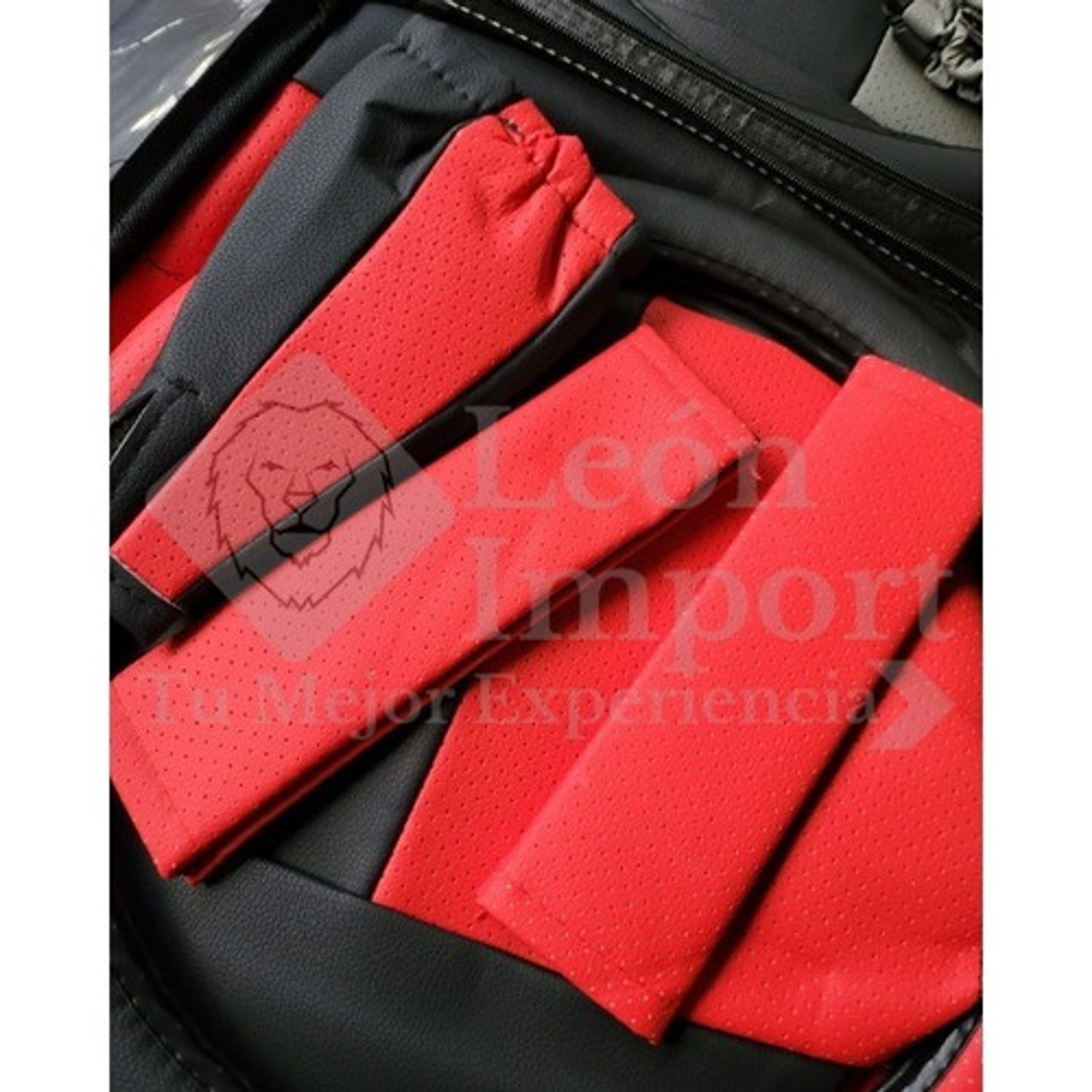 Fundas Universales Para Asiento De Autos De Eco Cuero 13pcs 3