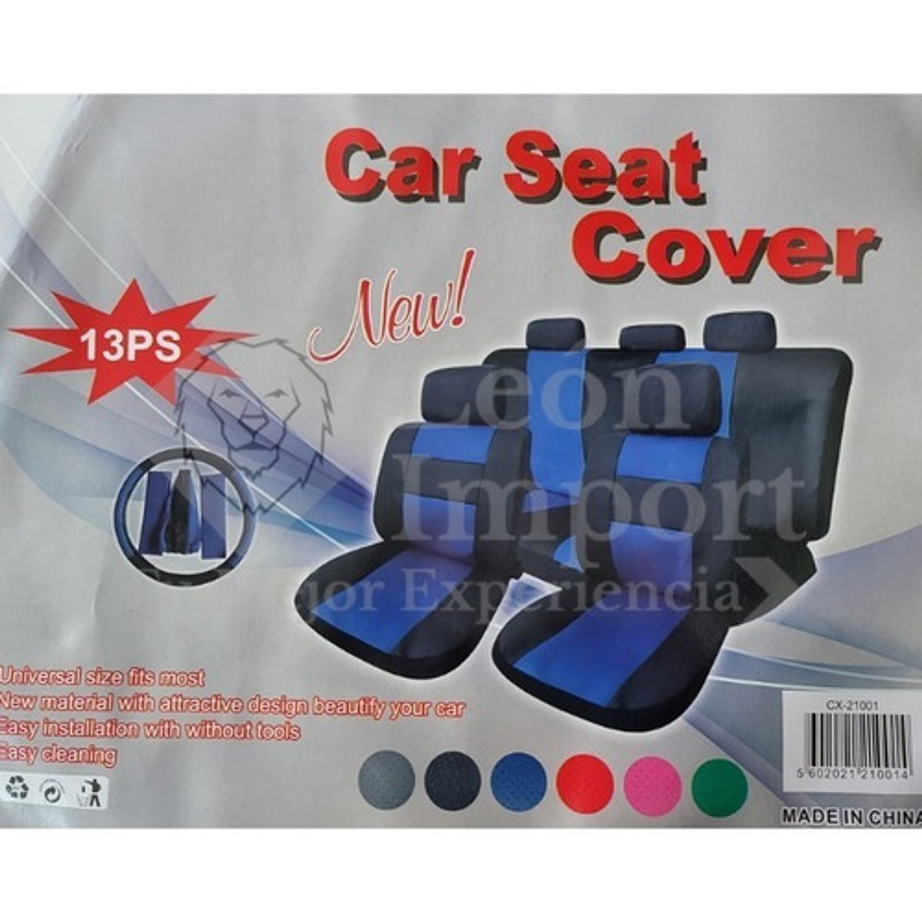 Fundas Universales Para Asiento De Autos De Eco Cuero 13pcs 13