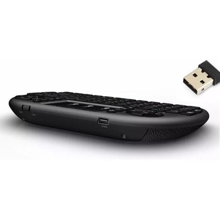 Mini Teclado Inalambrico Touchpad Smart Tv Retroiluminado 2