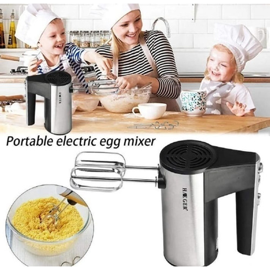 Batidora De Mano Electrica Haeger 450w 5 Velocidades  2