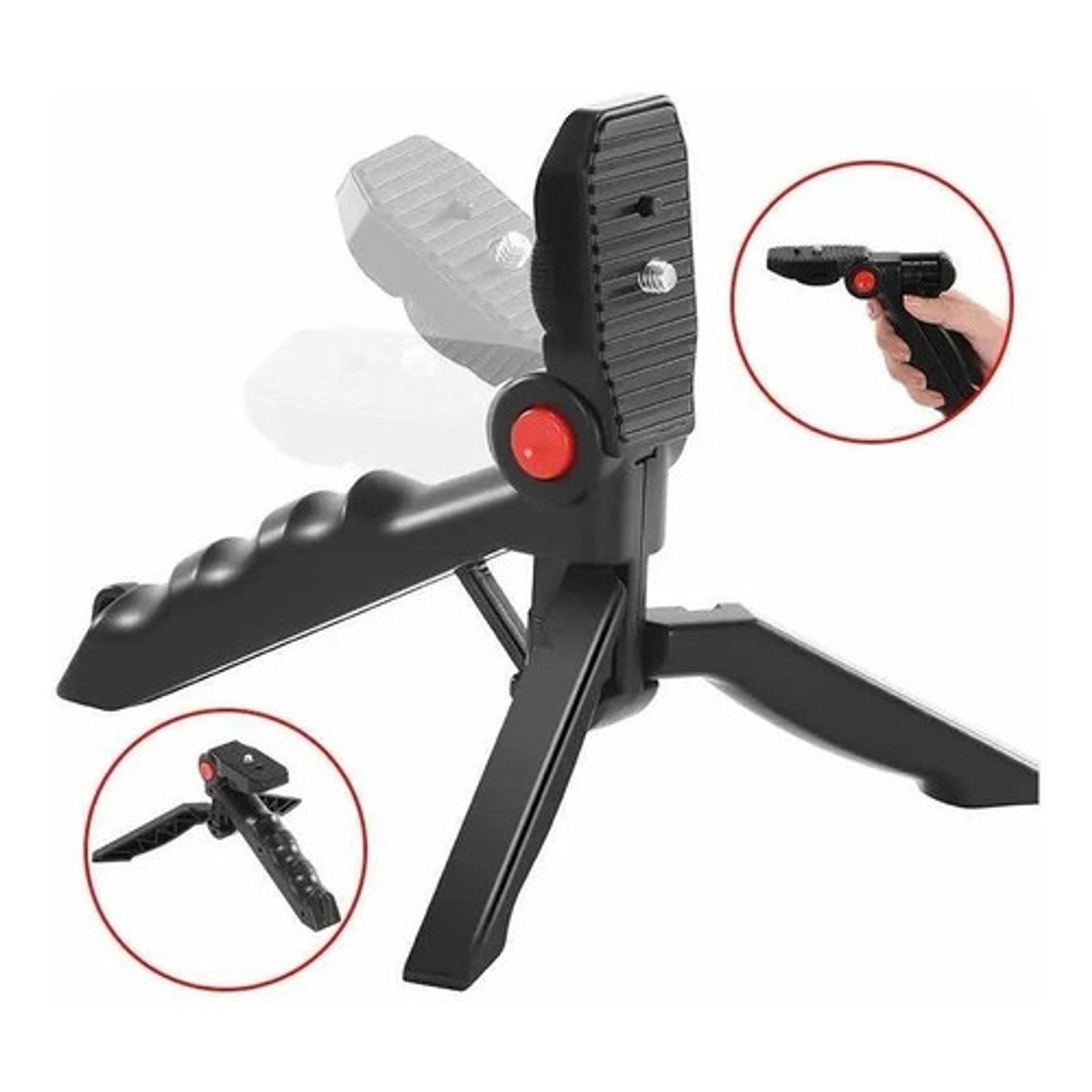 Kit De Grabación Con Micrófono Luz Led Y Soporte Tripode  3