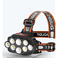Lampara De Cabeza Led Recargable Con 8 Led Para Acampar - Miniatura 1
