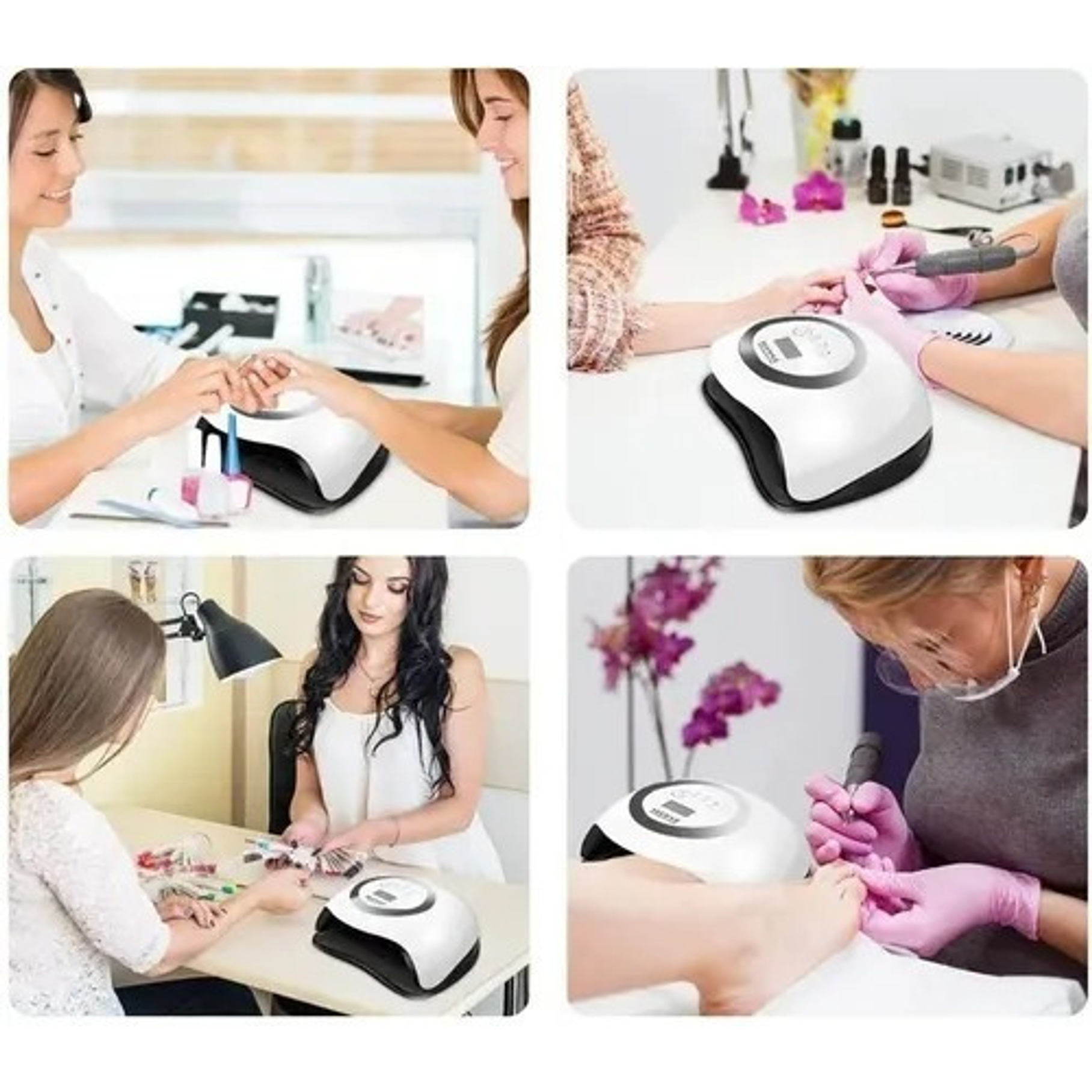 Lampara Secado De Uñas Maquina Para Uñas Secadora Uñas 168w 2