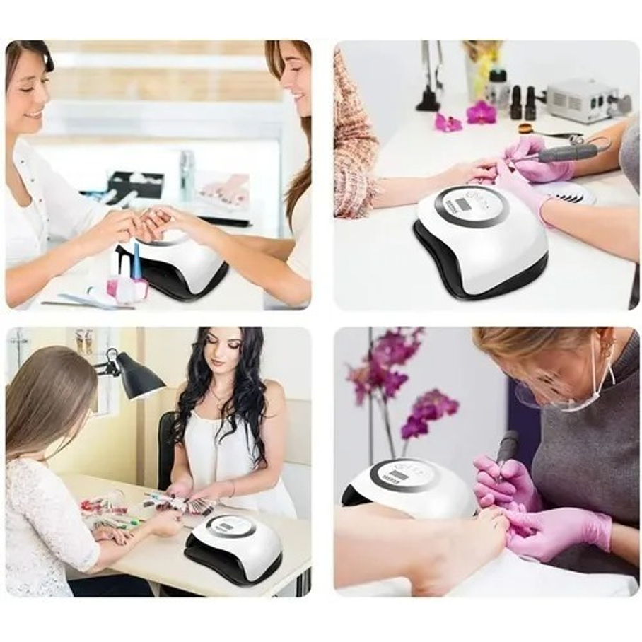Lampara Secado De Uñas Maquina Para Uñas Secadora Uñas 168w 2