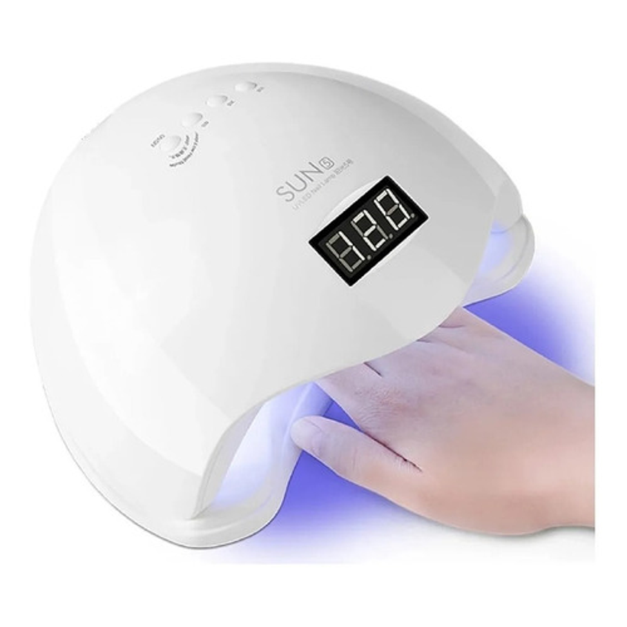 Secador De Uñas Lampara Led Uñas Sun 5 Esmalte Permanente 1