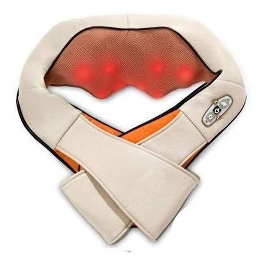 Masajeador Eléctrico Portátil Cervical Beige 110v/220v 2